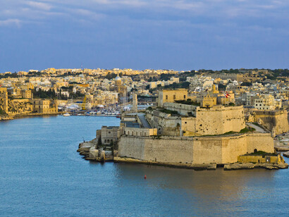 Fortaleza St. Angelo, en la ciudad de Birgu,  Malta