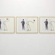 Aquél que camina delante, Exhibition view. Courtresy of Travesía Cuatro