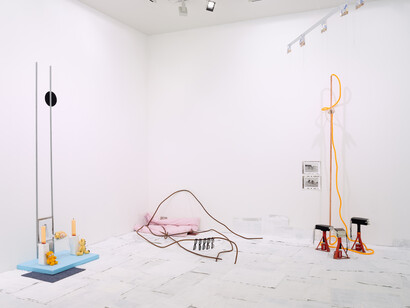 Sophie Jung, Come Fresh Hell or Fresh High Water, 2017. Installation view. Blain Southern, London, UK. Photographer: Peter Mallet.

