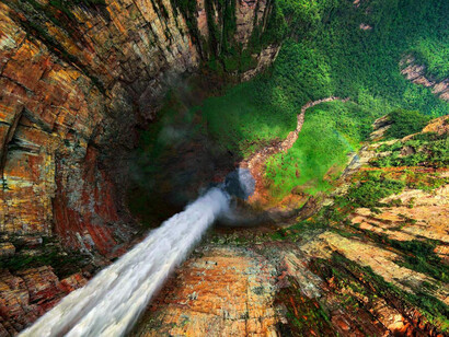 Cascada del Dragón. Venezuela