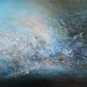 Cosmina, Untitled Ref. US01, 2015, Oil on canvas, 36 x 72 in (detail)