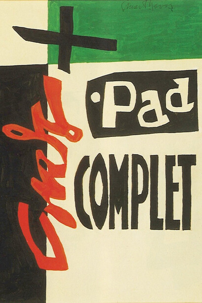 Stuart Davis, Standard brand #2, 1960-61. Courtesy of Alexandre Gallery 