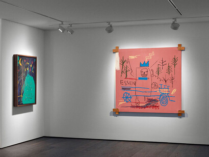 Jean-Michel Basquiat, Engadin, ausstellungsansicht. Mit freundlicher genehmigung von Hauser & Wirth