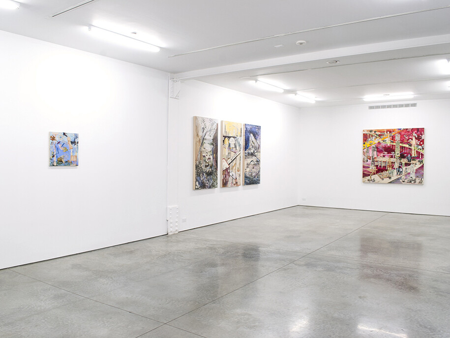 Josh Dorman, installation of "Whorled," 2014. Courtesy of RYAN LEE, New York.