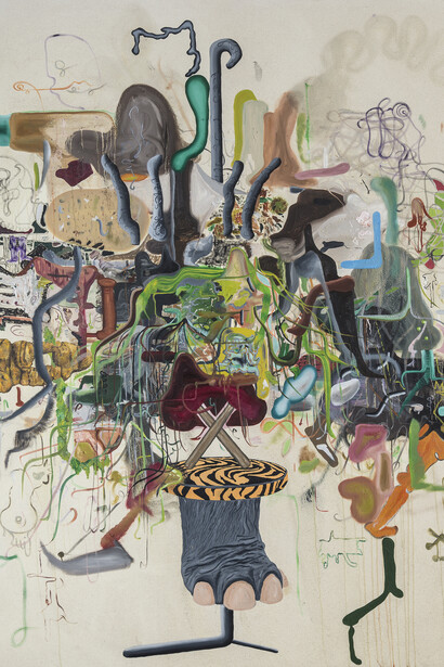 Michael Bauer, Creme Dream 3, 2015, Oil on canvas, 183 x 152.7 cm, 72 1/8 x 60 1/8 ins