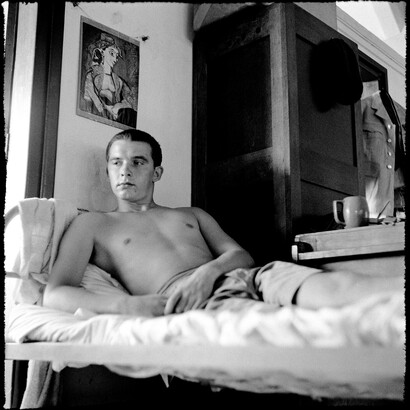 David Bailey (b. 1938), Self-portrait during National Service in Singapore, 1957
© David Bailey
