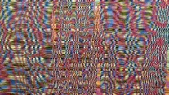 Julie Oppermann, m1203,(2012), acrylic on canvas, 72 x 96 inches