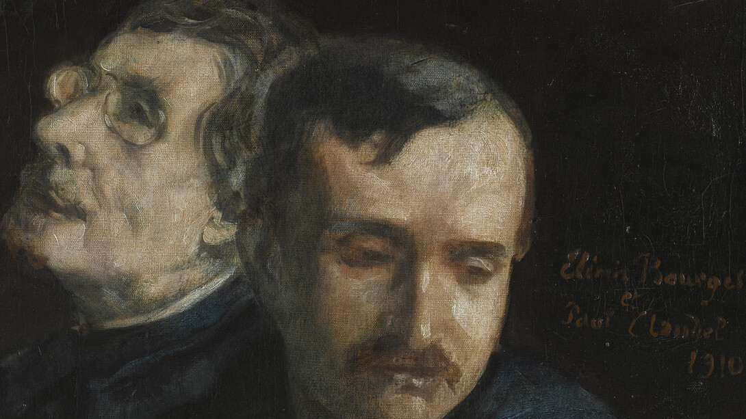 Emile Bernard, Paul Claudel et Elimir Bourges, 1910, Huile sur toile, 62,4 x 78,2 cm, Paris, musée d’Orsay, © RMN-Grand Palais (musée d'Orsay) / Hervé Lewandowski