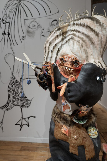 Sami Tsang, Our family portrait, exhibition view. Courtesy of Claire Oliver Gallery