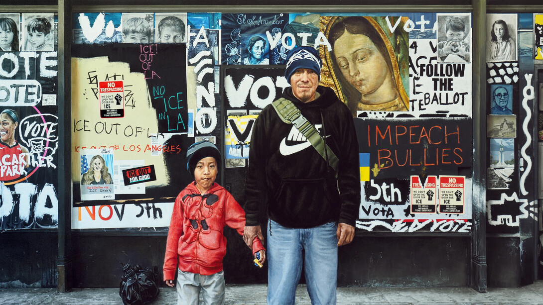 John Nava, 6th street (detail), 2025. Courtesy of Craig Krull Gallery