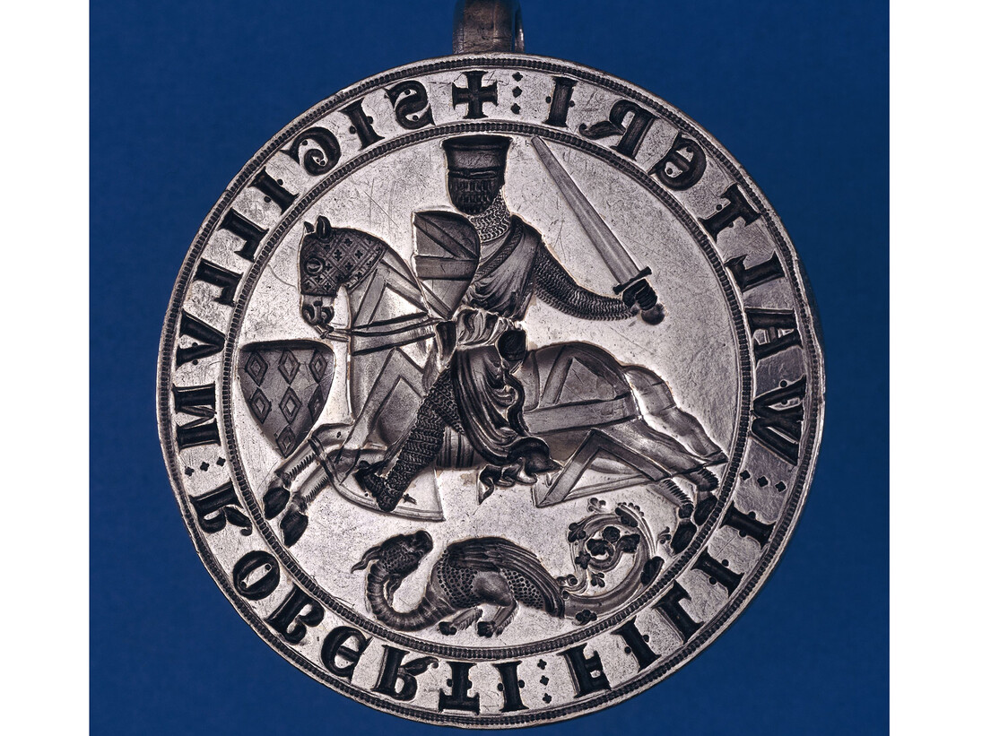 Seal matrix of Robert fitz Walter, c.1235 © British Museum on display in Magna Carta