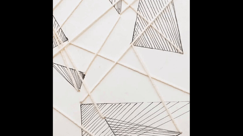 Threading spaces. Courtesy of Repetto Gallery