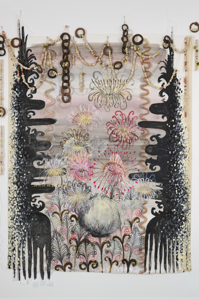 Camille Fisher, Bye bye dear, 2021. Courtesy of the artist and Mariane Ibrahim. Photo by Fabrice Gousset