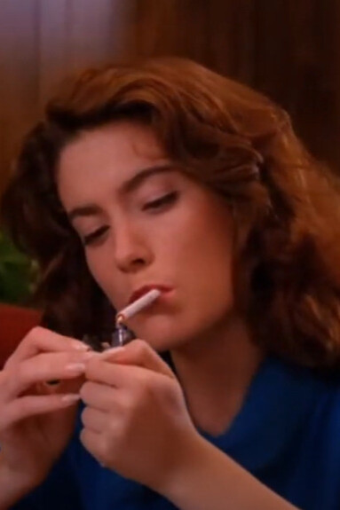 Donna Hayward, portrayed by Lara Flynn Boyle in Twin Peaks, an important character in the Twin Peaks franchise
