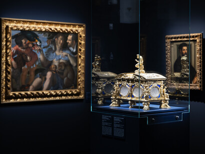 Los Farnesio en la Roma del siglo XVI, vista de exhibición. Cortesía del Museo Capitolino