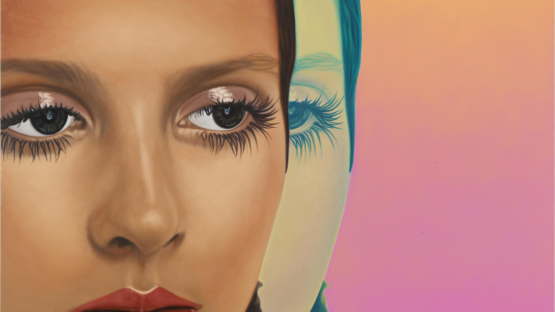Richard Phillips, Ingrid II, 2013, Oil on canvas, 152,4 x 200 cm, 60 x 78 3/4 inches, Courtesy of the Artist and Almine Rech Gallery