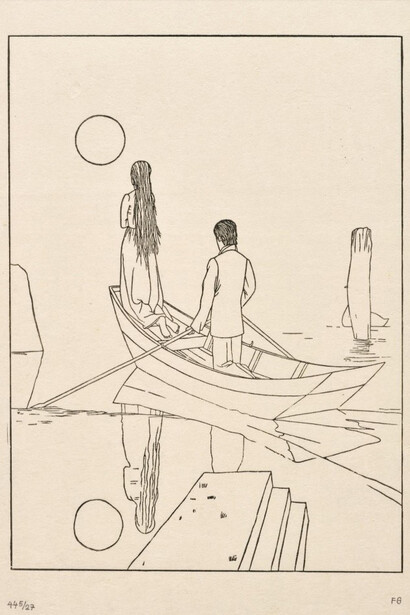 Franz Gertsch, Herbst? (Ein sommer), 1953, 1997. Couretsy of Museum Franz Gertsch