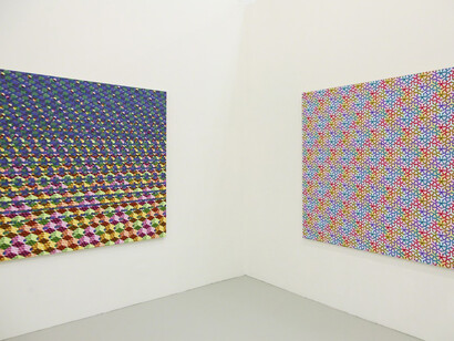 Systemic Pattern Painting. Courtesy of David Richard Gallery