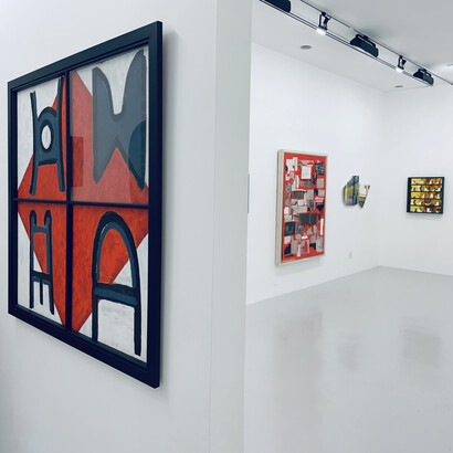 Bilingual, Abstract & figurative. Installation view, courtesy of the Artist and Bruno David Gallery