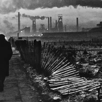 Don McCullin, Early morning west Hartlepool, County Durham (detail), 1963. Courtesy of Hamiltons