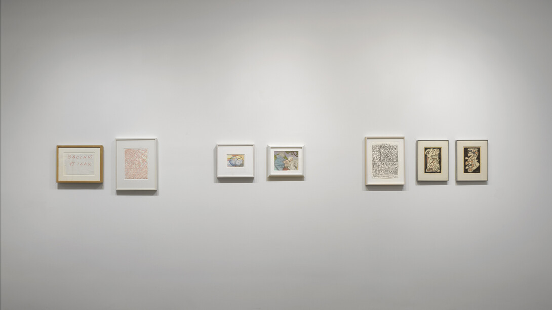Works on paper: 100 Years, installation view. Courtesy of AMANITA
