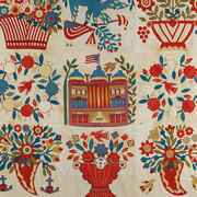 Unknown artist, Baltimore-style album quilt (detail), 1845-1850. Courtesy of Crystal Bridges Museum