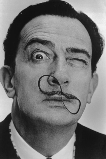 Dali's Mustache (1954) © Philippe Halsman