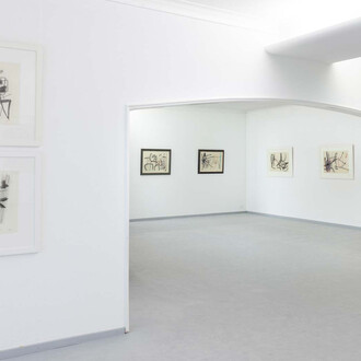 Fritz Winter, Wege zur documenta (1949–1955), ausstellungsansicht. Mit freundlicher genehmigung der Galerie Henze und Ketterer