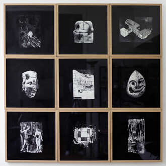 History of Art’s series - 9 drawings, ink on paper - Courtesy the artist and Laure Roynette Gallery