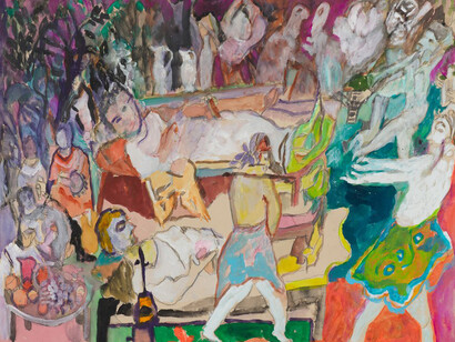 Anna Boghiguian, Die Schlacht von Magnesia nach K. Kavafis, 2024. Mit freundlicher Genehmigung des Museum Ludwig