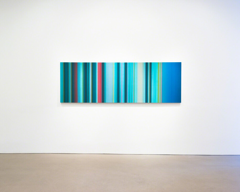 Tim Bavington, Exhibition view. Courtesy of Morgan Lehman Gallery