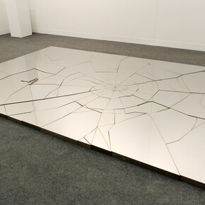 Zhao Zhao Fragments, 2013, Steel, 78 3/4 x 118 1/8 x 2 in (200 x 300 x 5 cm), Edition of 3