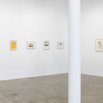 Karl Bohrmann, Collages, exhibition view. Courtesy of Jahn und Jahn Gallery