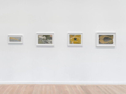 Frank Walter, Moon voyage, exhibition view. Courtesy of David Zwirner Gallery