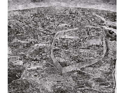 Diorama Map Jerusalem, 2012 – 2013 © Sohei Nishino, Courtesy Michael Hoppen Gallery