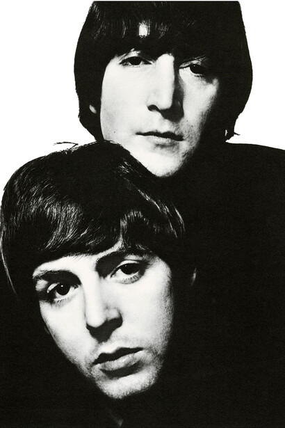 David Bailey, John Lennon and Paul McCartney, 1965