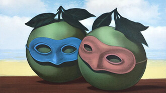 Rene Magritte, El vals de la vacilación (1950)