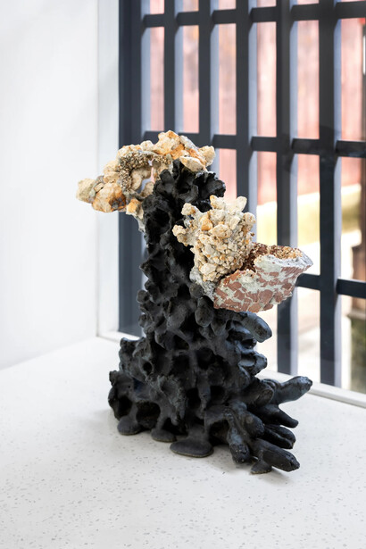 Satoru Hoshino and Masaomi Yasunaga, Sea of mud, wall of flame, exhibition view. Courtesy of Nonaka-Hill Gallery