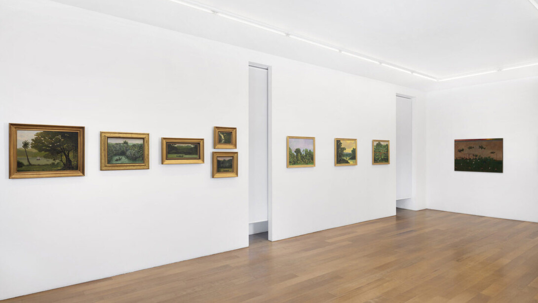 José Gamarra, Whispers in the forest, exhibition view. Courtesy of Xippas Gallery