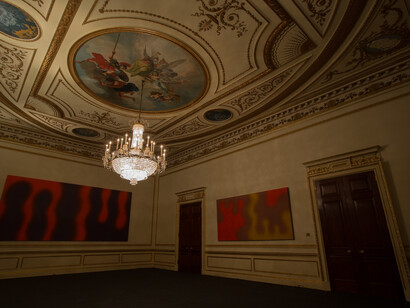 Wojciech Fangor, COLOUR-LIGHT-SPACE, installation view
