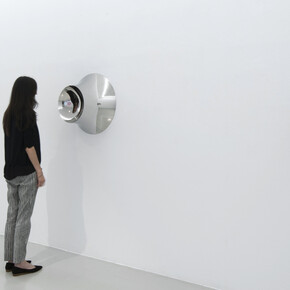 Daniel Buren & Anish Kapoor. Courtesy of Galleria Continua