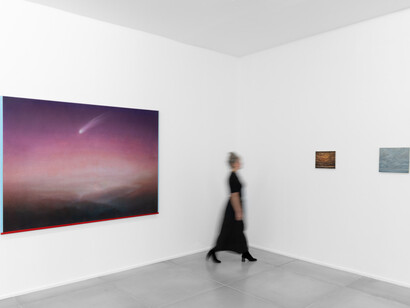 Vários artistas, A paisagem que atravessa o tempo, vista da exposição. Cortesia da Galeria Simões de Assis