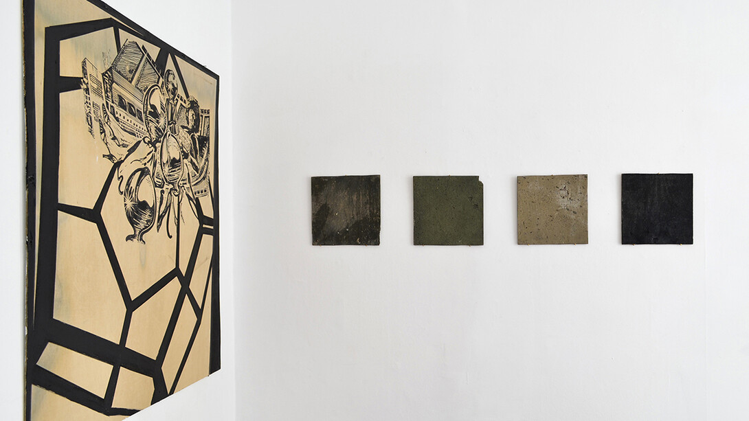Jon Stahn | Maze of the Madrones. Installation view, Marie Kirkegaard Gallery 2019