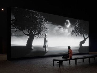 Larissa Sansour, exhibition view. Courtesy of Amos Rex and the artist