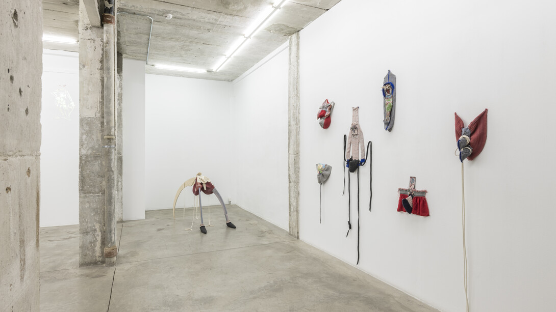 Mercedes Azpilicueta. Katalina, Antonio, Alonso, installation view. Courtesy of Nogueras Blanchard