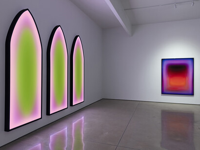 Nick Thomm, Sudden synesthesia, exhibition view. Courtesy of The Hole