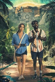 Poster from The Resort starring Cristin Milioti and William Jackson Harper