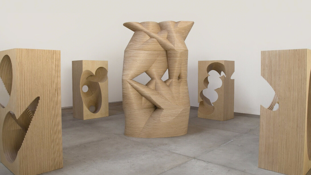 Nigel Hall, Here and Now, There and Then (floor mounted), 2016. Courtesy of Annely Juda Fine Art