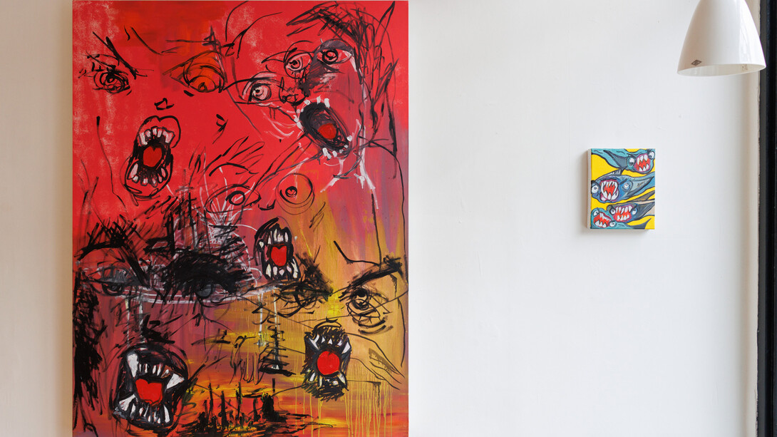 Installation View, Todd Colby & Marianne Vitale, Take This Feeling of Doom and Do a Little Dance with It, 2024. Courtesy of Picture Room Gallery