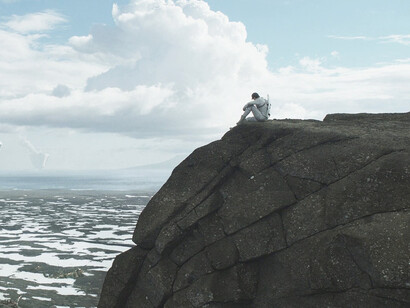 Una scena del film Oblivion diretto da Joseph Kosinski